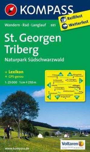 St. Georgen - Triberg - Naturpark Südschwarzwald 1 : 25 000