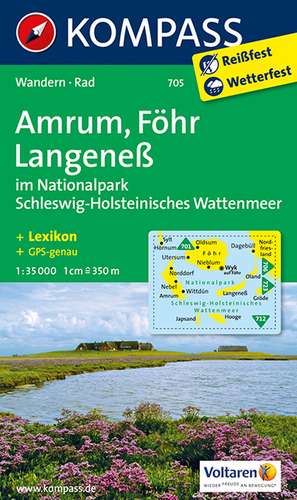 Amrum - Föhr - Langeneß 1 : 35 000