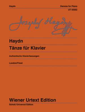 Tänze de Joseph Haydn