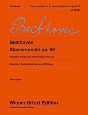 Klaviersonate (Waldstein-Sonate) und Andante favori de Ludwig van Beethoven