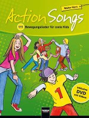 Action Songs. Paket (Liederbuch inkl. DVD + 2 Audio-CDs) de Walter Kern