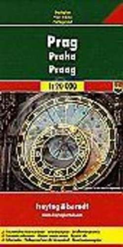 Prag Stadtplan 1 : 20 000 de Freytag-Berndt und Artaria KG