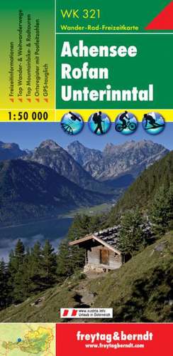 Achensee, Rofan, Unterinntal 1 : 50 000