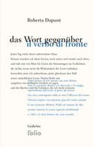 Das Wort gegenüber de Roberta Dapunt