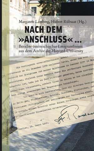 Nach dem "Anschluss" de Margarete Limberg