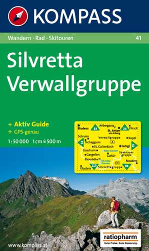 Silvretta, Verwallgruppe 1 : 50 000