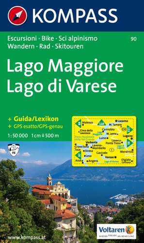 Lago Maggiore / Lago di Varese 1 : 50 000