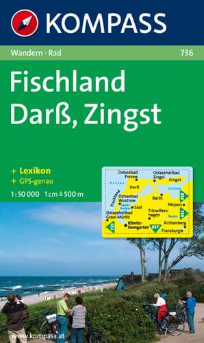 Fischland, Darß, Zingst 1 : 50 000