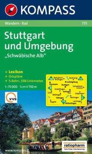 Stuttgart und Umgebung 1 : 75 000