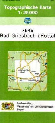 Bad Griesbach in Rottal 1 : 25 000