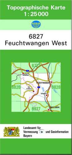 Feuchtwangen West 1 : 25 000