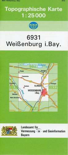 Weißenburg in Bayern 1 : 25 000