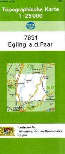 Egling an der Paar 1 : 25 000