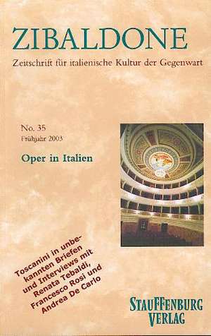 Zibaldone 33. Oper in Italien de Thomas Bremer