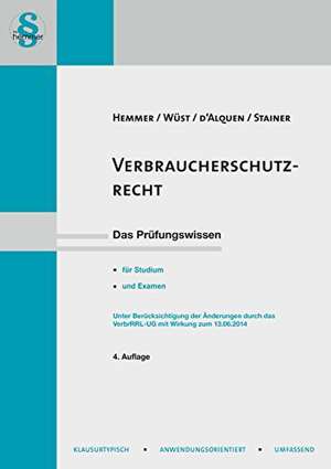 Verbraucherschutzrecht de Karl E. Hemmer