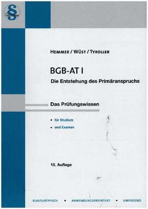 BGB AT I de Karl-Edmund Hemmer