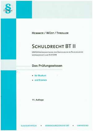 Schuldrecht BT II de Karl-Edmund Hemmer