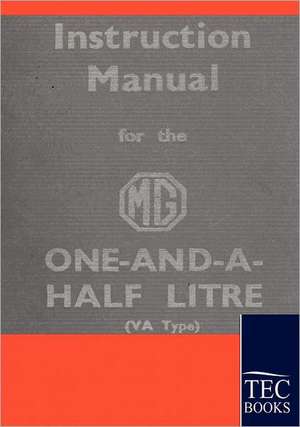 Instruction Manual for the MG 1,5 Litre de Anonym Anonym