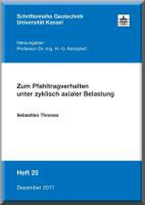 Zum Pfahltragverhalten unter zyklisch axialer Belastung de Sebastian Thomas