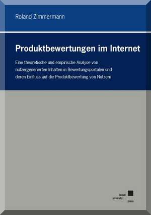 Produktbewertungen im Internet de Roland Zimmermann