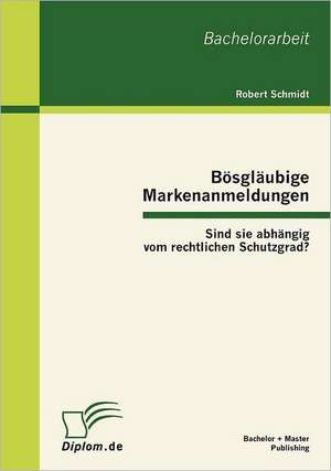 B Sgl Ubige Markenanmeldungen: Sind Sie Abh Ngig Vom Rechtlichen Schutzgrad? de Robert Schmidt