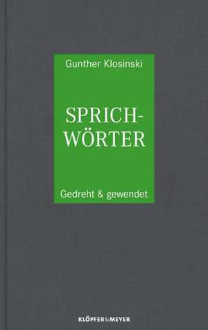 Sprichwörter de Gunther Klosinski