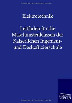 Elektrotechnik de Salzwasser-Verlag Gmbh