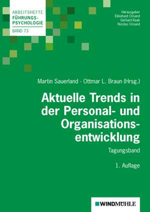 Aktuelle Trends in der Personal- und Organisationsentwicklung de Martin Sauerland