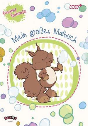 Forest Friends - Mein großes Malbuch