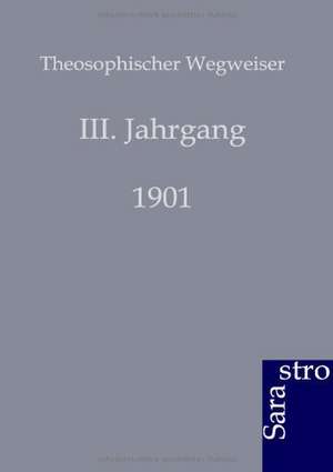 Theosophischer Wegweiser de Ohne Autor