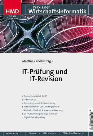 IT-Prüfung und IT-Revision de Matthias Knoll