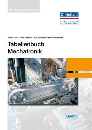 Tabellenbuch Mechatronik de Alfred Kruft