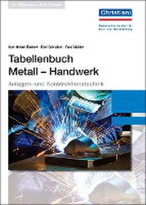 Tabellenbuch Metall - Handwerk de Karl-Heinz Rinkert