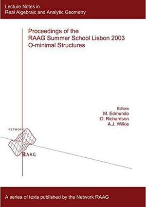 Lecture Notes in Real Algebraic and Analytic Geometry de D. Richardson