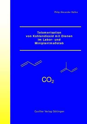 Telomerisation von Kohlendioxid mit Dienen im Labor- und Miniplantmaßstab de Philip Alexander Bahke