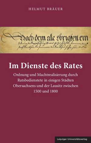 Im Dienste des Rates de Helmut Bräuer