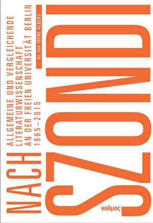 Nach Szondi de Irene Albers