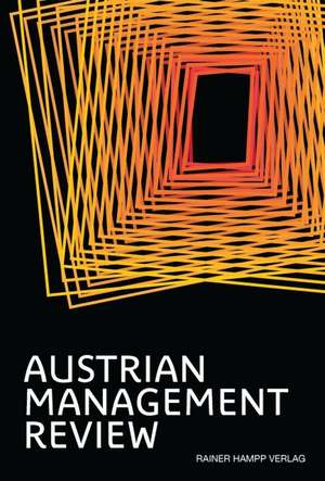 Austrian Management Review de Wolfgang H. Güttel