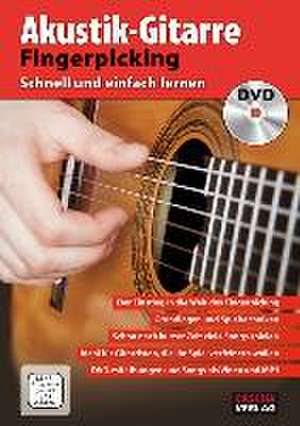 Akustik-Gitarre Fingerpicking - Schnell und einfach lernen de Helmut Hage