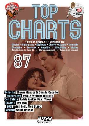 Top Charts 87 (mit CD) de HAGE Musikverlag