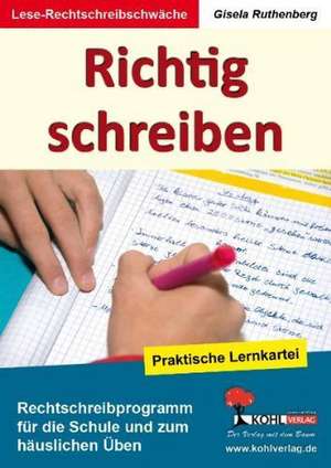 Richtig schreiben Rechtschreibprogramm de Gisela Ruthenberg