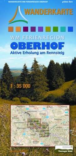 WM Ferienregion Oberhof 1 : 35 000 Wanderkarte de Lutz Gebhardt