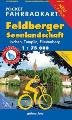 Feldberger Seenlandschaft Pocket Fahrradkarte 1 : 75 000 de Lutz Gebhardt