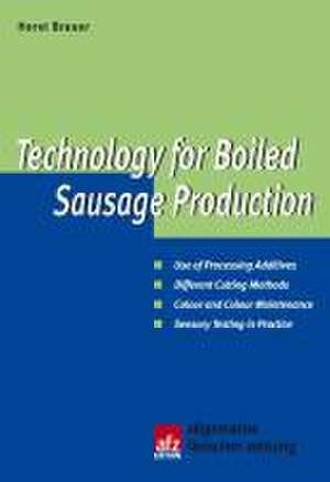 Technology for Boiled Sausage Production de Hors Brauer