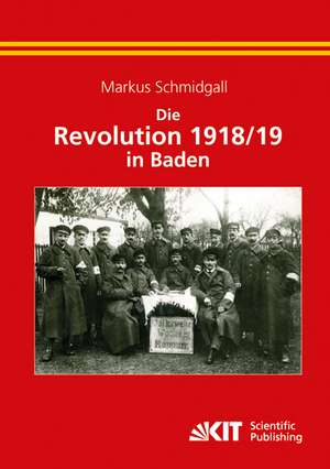 Die Revolution 1918/19 in Baden de Markus Schmidgall