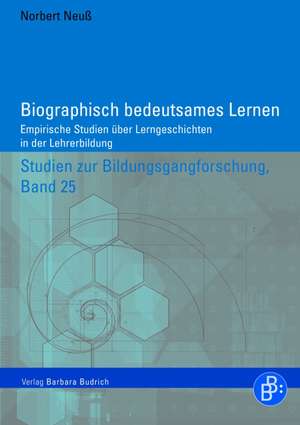 Biographisch bedeutsames Lernen de Norbert Neuß