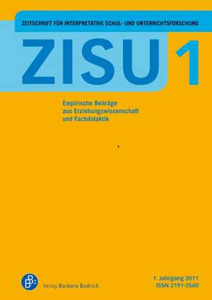 Zeitschrift für interpretative Schul- und Unterrichtsforschung de Torsten Pflugmacher