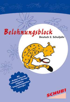 Belohnungsblock Deutsch 2. Schuljahr