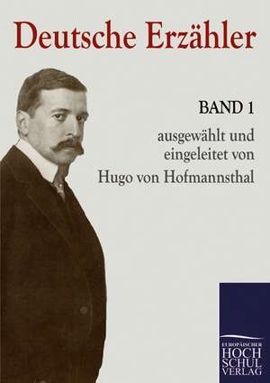 Deutsche Erzähler de Hugo Von Hofmannsthal