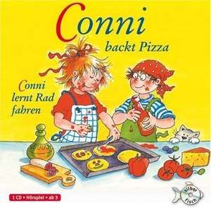 Conni backt Pizza / Conni lernt Rad Fahren de Liane Schneider